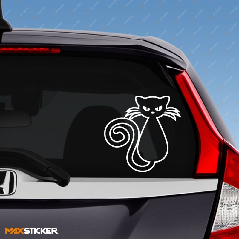 Наклейка на авто - Кот