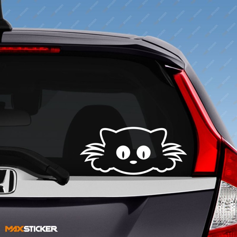 Виниловая наклейка на авто - Котёнок