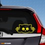 Виниловая наклейка на авто - Котёнок