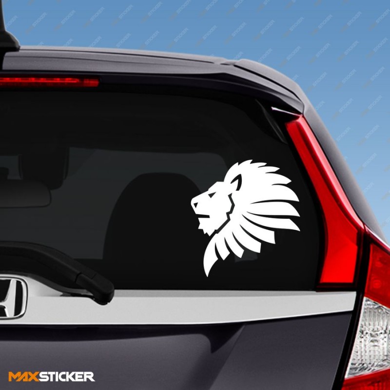 Наклейка на машину - Лев