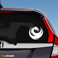 Наклейка на авто - Дракон