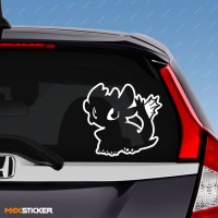 Дракон Беззубик - Наклейка на авто