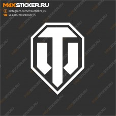 Наклейка - Логотип World of Tanks