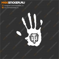 Наклейка Word of Tanks