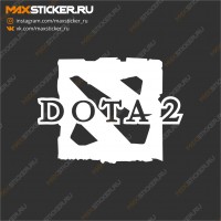 Наклейка на авто - DOTA 2
