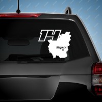 Наклейка - Регион 14