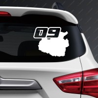 Наклейка - Регион 09