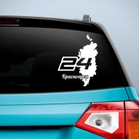 Наклейка - Регион 24