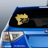 Наклейка - Регион 73