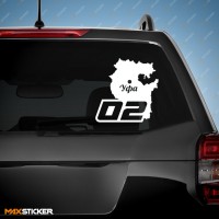 Наклейка - Регион 02