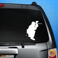 Наклейка на авто - Пейнтбол