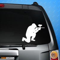 Наклейка Пейнтбол на авто