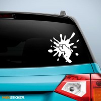 Наклейка на авто - Пейнтбол