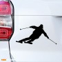 Виниловая наклейка на авто - Горные лыжи