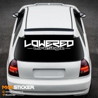 Наклейка на авто - LOWERED LifeStyle